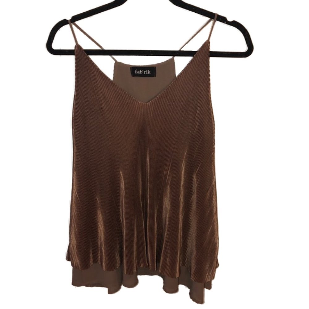 Fab’rik Brown Top - L